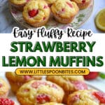 Strawberry Lemon Muffins Recipe