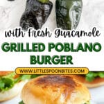 Grilled Southwest Poblano Burgers Recipe
