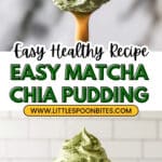 Healthy Matcha Chia Pudding Recipe