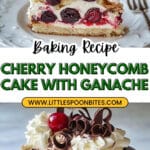 Honeycomb Cherry Cake Recipe