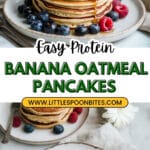 Cottage Cheese Banana Oatmeal Protein Pancakes Recipe
