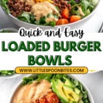 Loaded Burger Bowl Recipe