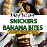 Healthy Frozen Snickers Bananas Recipe