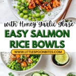 Honey Garlic Salmon Rice Bowls Recipe