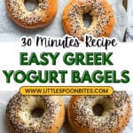 2 Ingredient Greek Yogurt Bagels Recipe