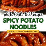 Spicy Potato Noodles Recipe