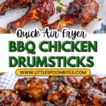 Air Fryer BBQ Chicken Drumsticks Recipe
