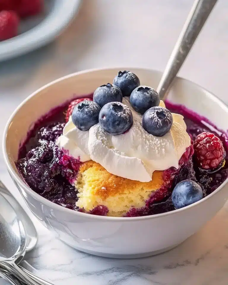 Very Best Blueberry Cobbler! Recipe