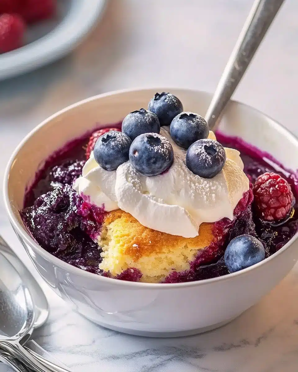 Very Best Blueberry Cobbler! Recipe
