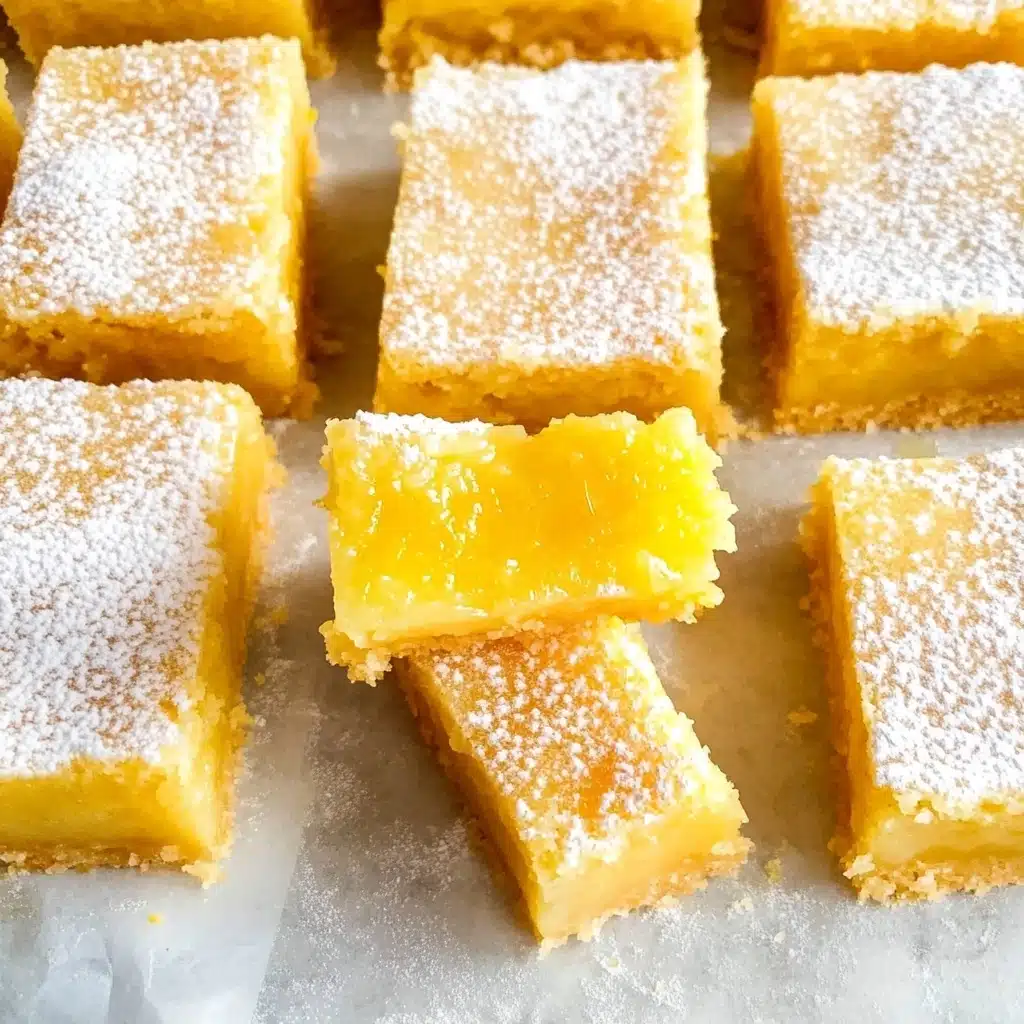 Homemade Lemon Bars Recipe - Recipe Image