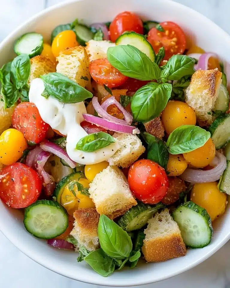 Panzanella Salad With Burrata Recipe