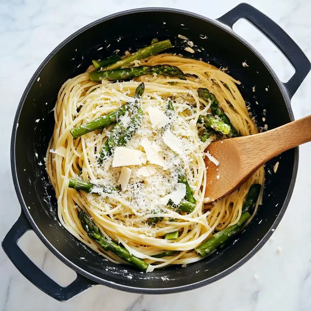 Lemon Garlic Scape Pasta Recipe - Recipe Image