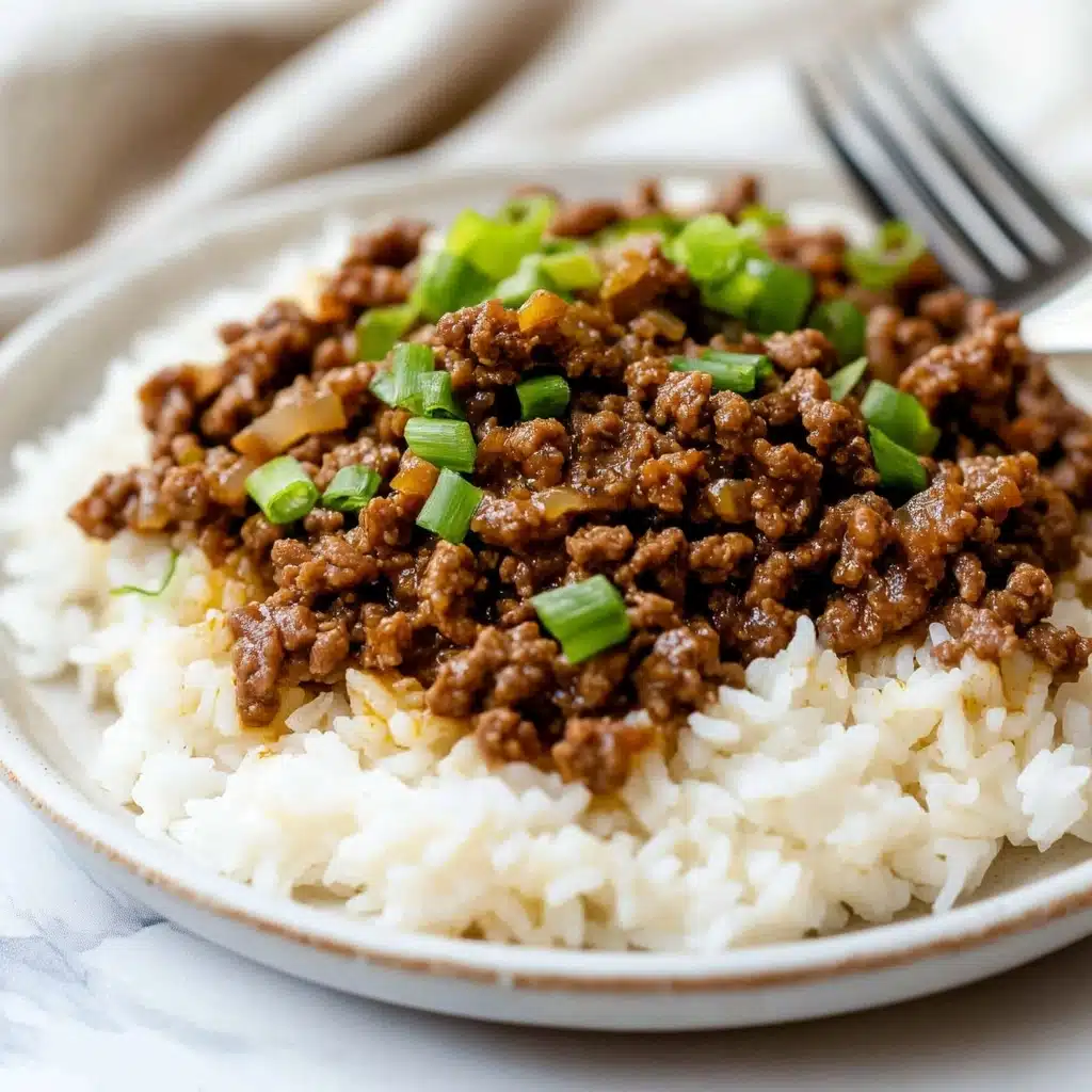 Spicy Sesame Ground Beef Bowls Recipe - Recipe Image