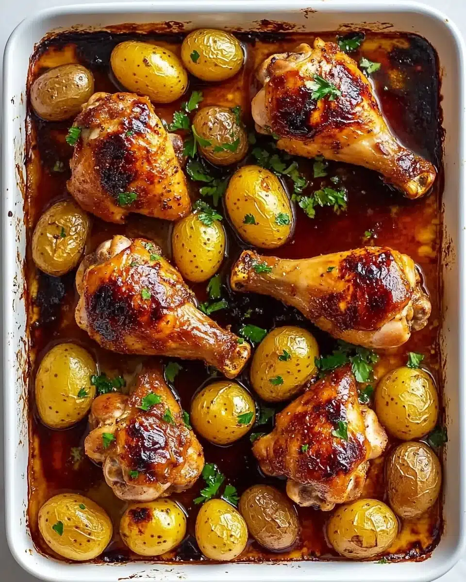 One Pan Chicken and Potatoes Recipe