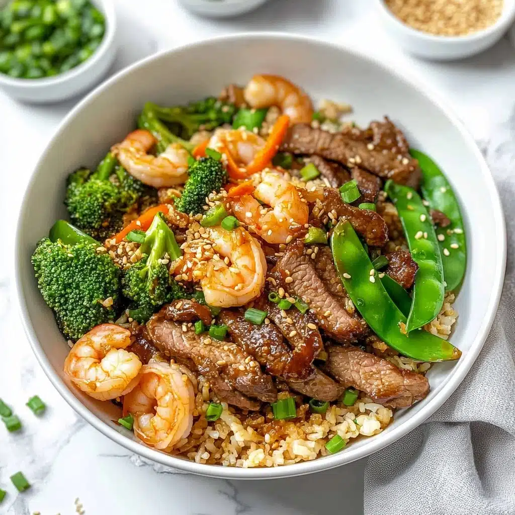 Steak and Shrimp Stir Fry Recipe - Recipe Image