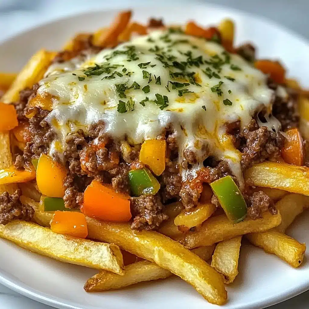 Philly Cheesesteak Fries Recipe - Recipe Image