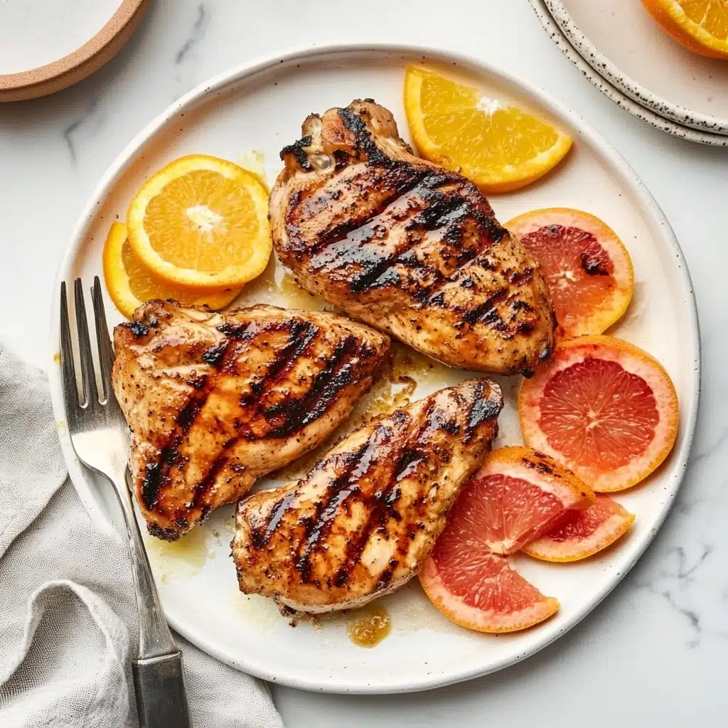 Grilled Orange Honey Chicken Recipe - Recipe Image