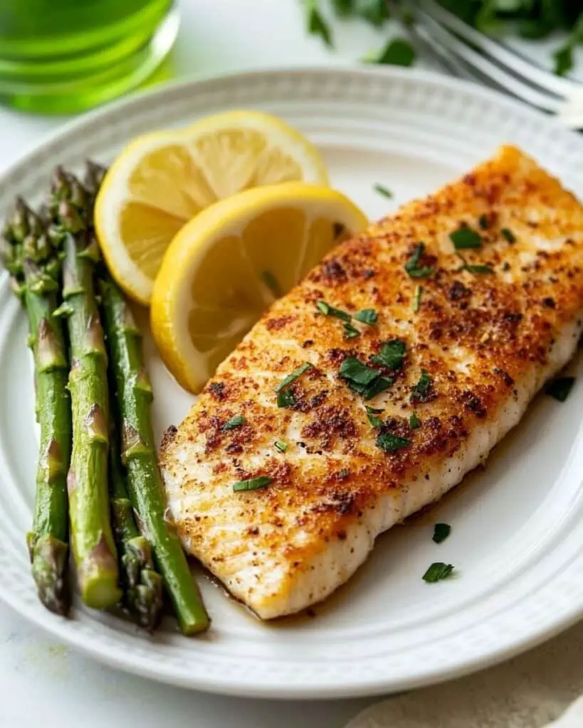 Air Fryer Cod with Lemon and Garlic Seasoning Recipe