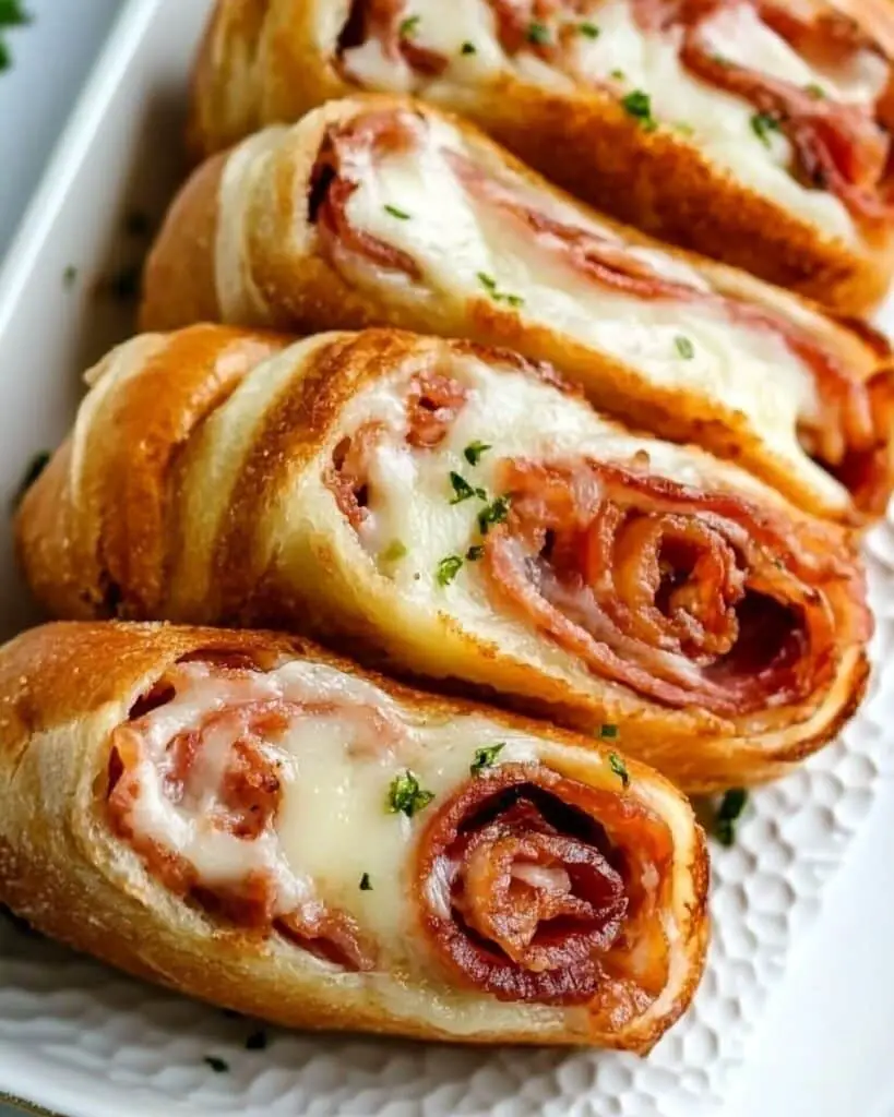 Homemade Stromboli with Layered Meats and Cheese Recipe