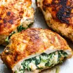Easy Spinach Artichoke Stuffed Chicken Recipe