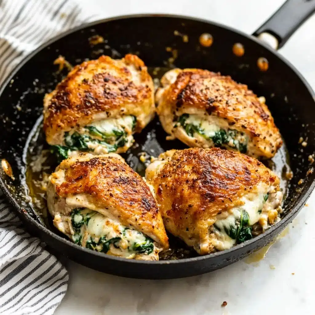 Easy Spinach Artichoke Stuffed Chicken Recipe - Recipe Image