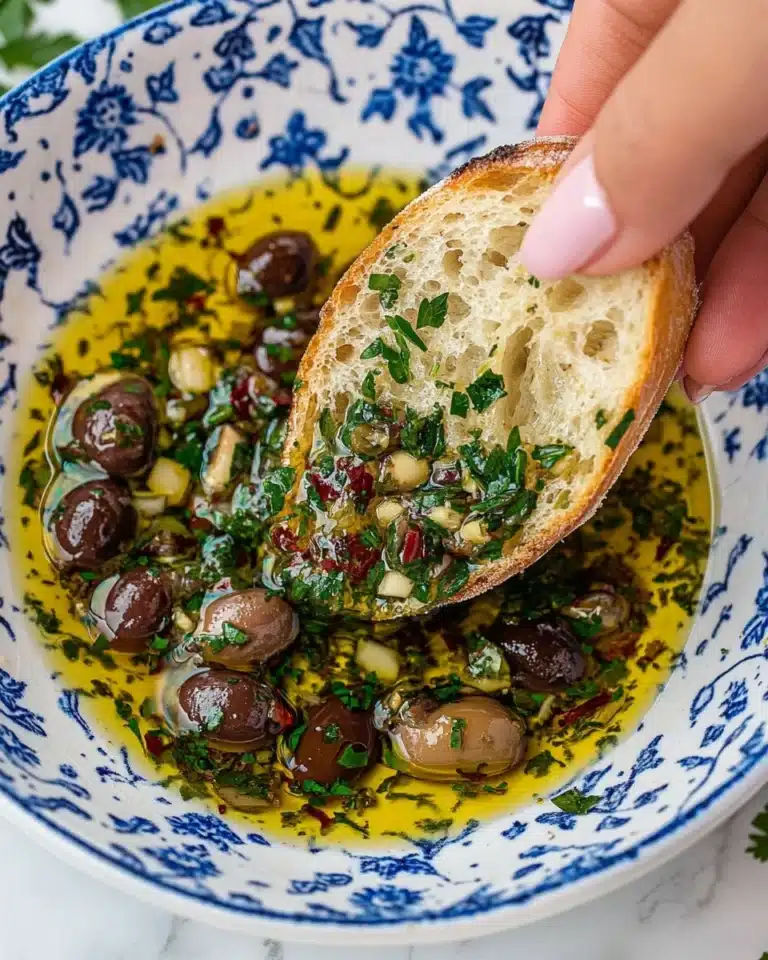 Herb and Olive Bread Dipping Oil Recipe
