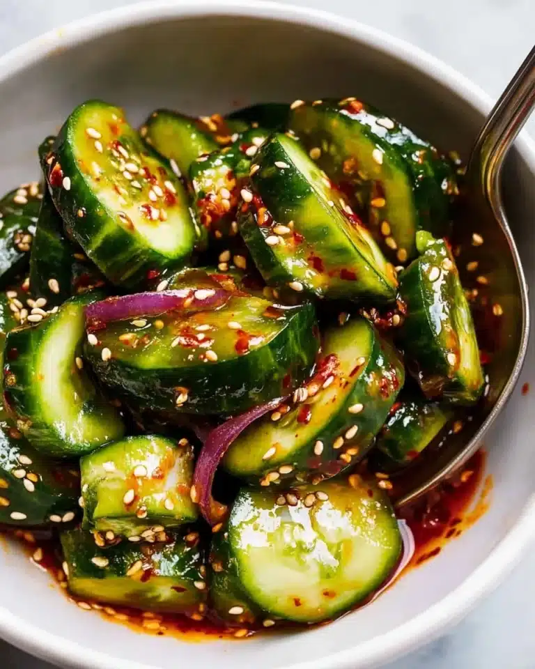 Spicy Asian Cucumber Salad Recipe