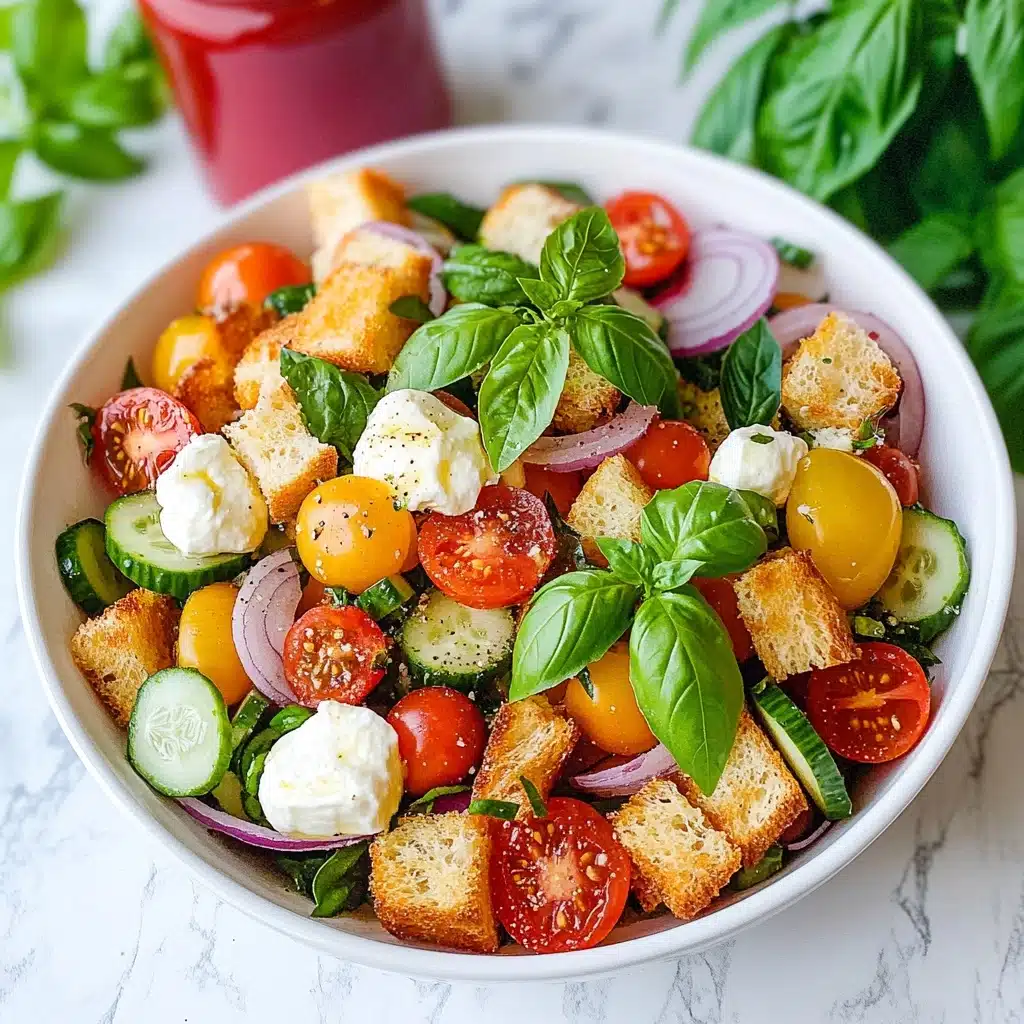 Panzanella Salad With Burrata Recipe - Recipe Image