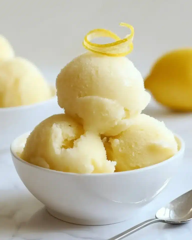 Lemon Sorbet Recipe
