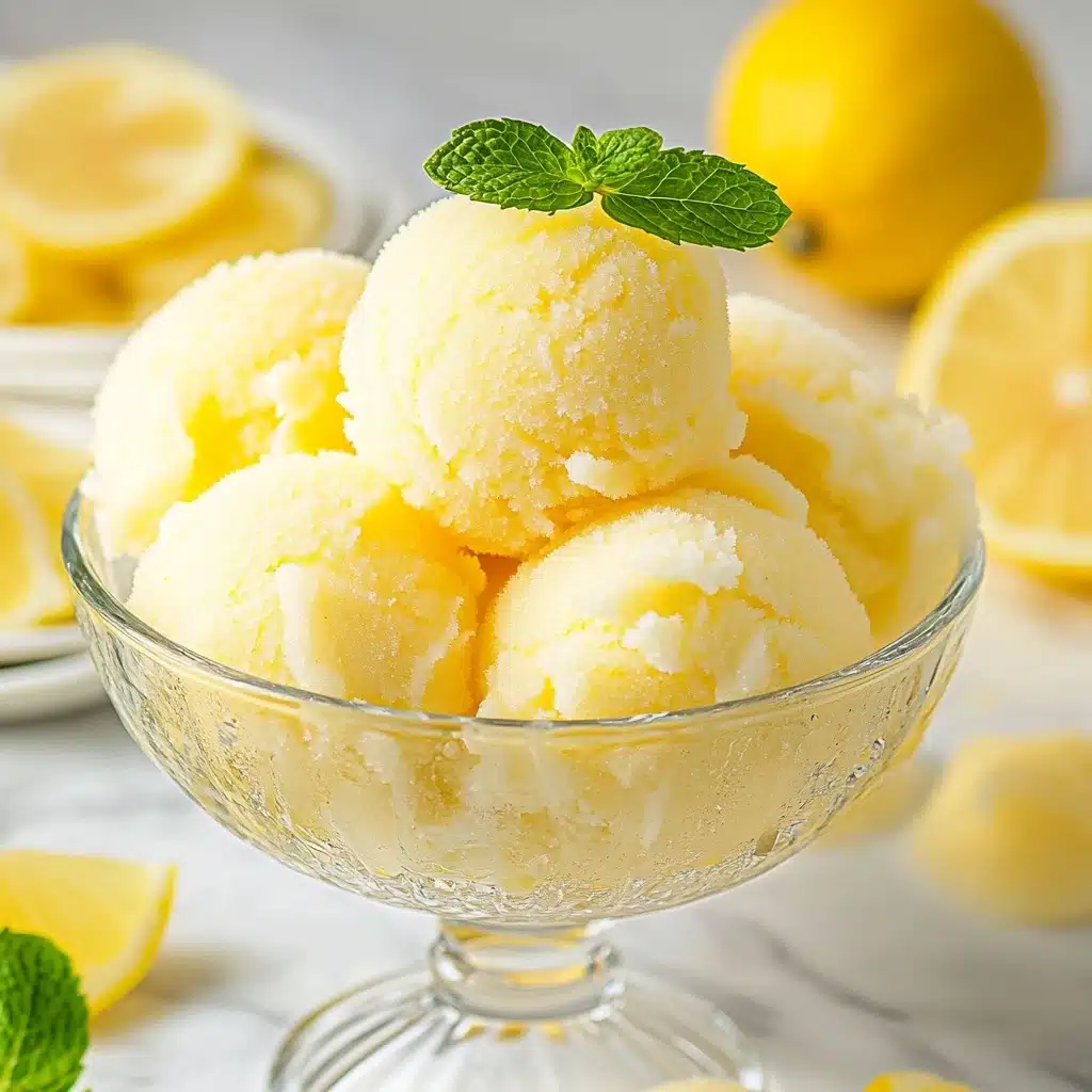 Lemon Sorbet Recipe - Recipe Image