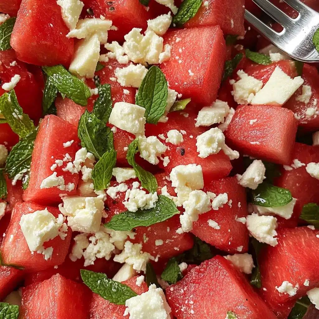 Watermelon Salad with Feta & Mint Recipe - Recipe Image