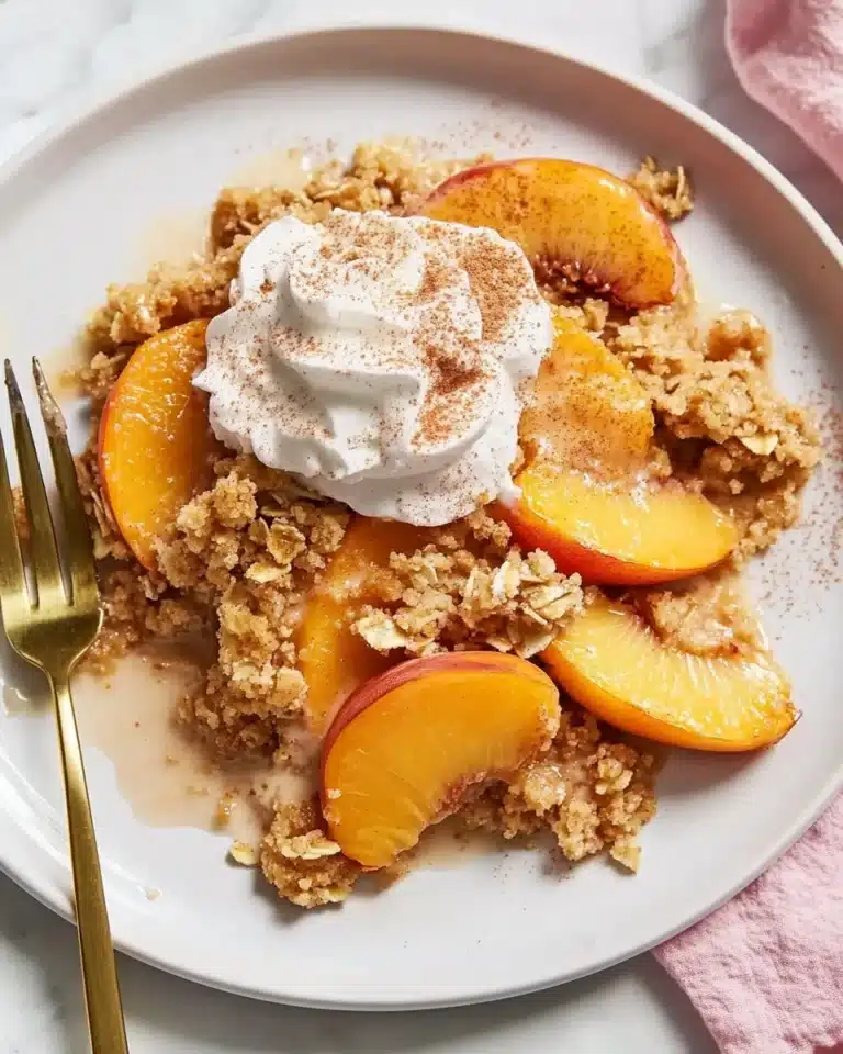Mom's Peach Crisp Recipe