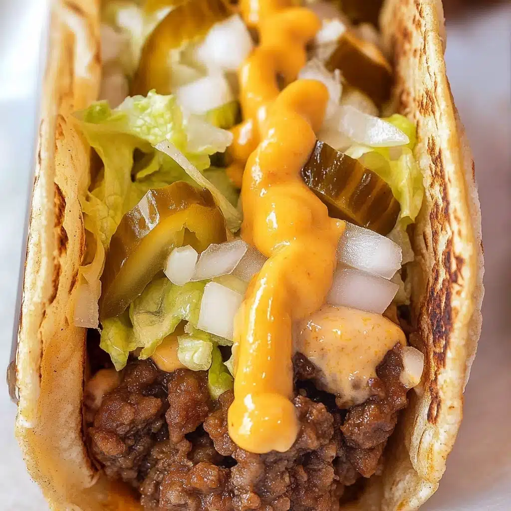 Smash Burger Tacos Recipe - Recipe Image