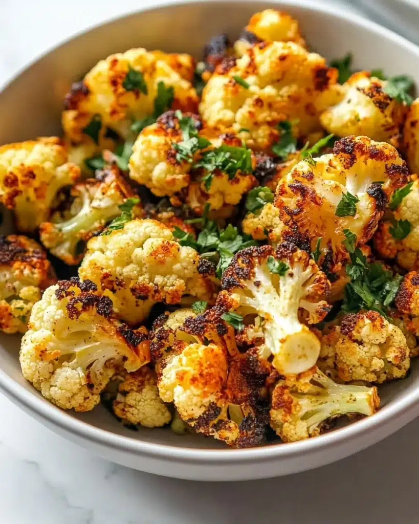 Crispy Parmesan Roasted Cauliflower Recipe