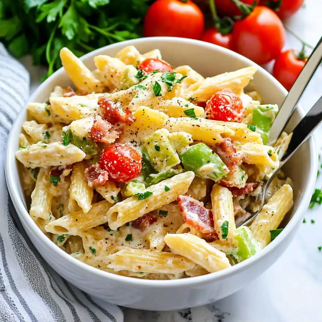 Chicken Club Pasta Salad Recipe - Recipe Image