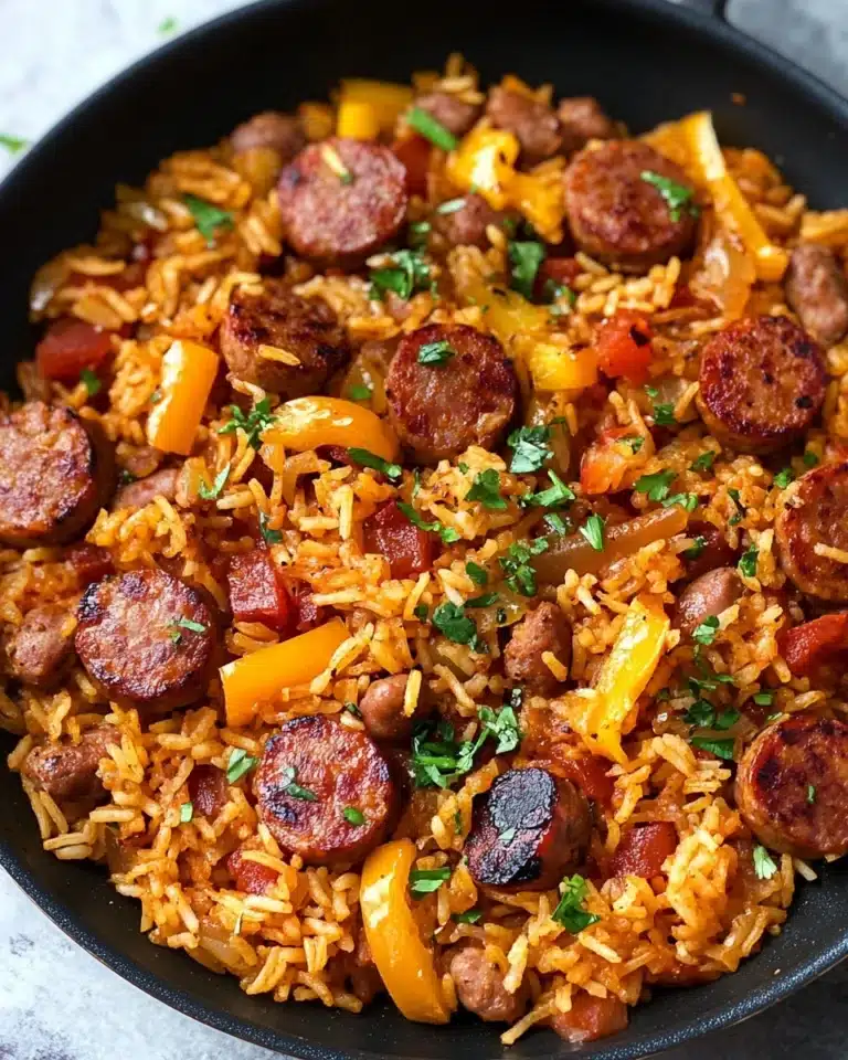 Sausage and Rice Skillet Recipe