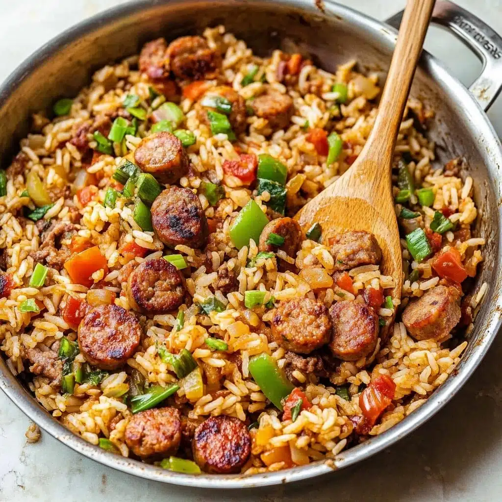 Sausage and Rice Skillet Recipe - Recipe Image
