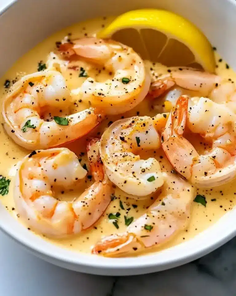 Creamy Garlic Shrimp Recipe
