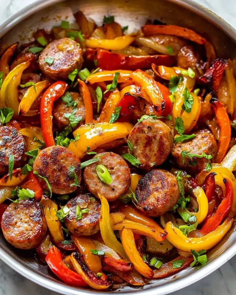 Sausage and Peppers Skillet Recipe