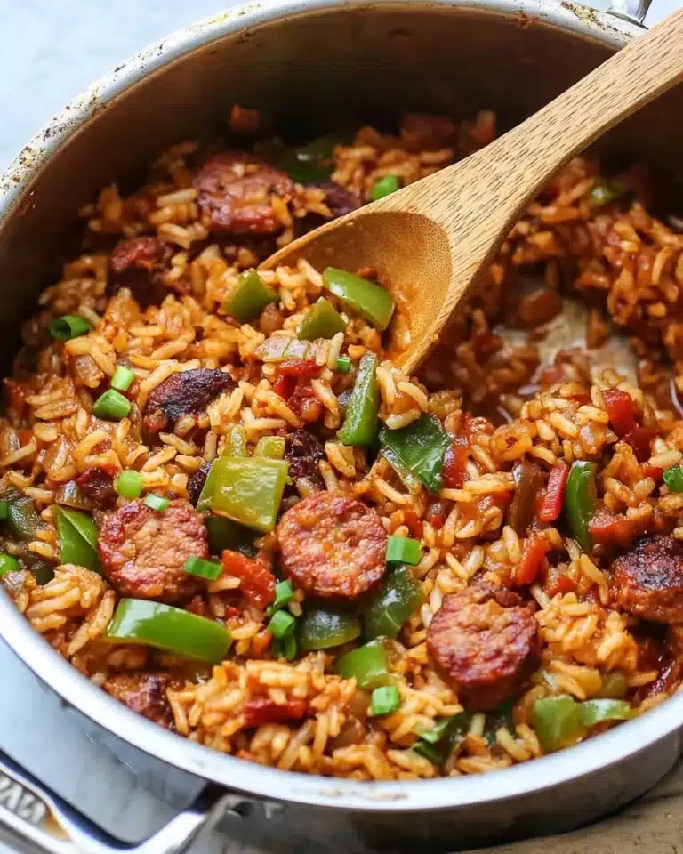Cajun Sausage and Rice Skillet Recipe