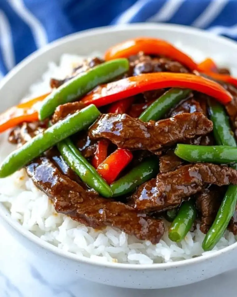 Pepper Steak with Bell Peppers and Rich Tomato Sauce Recipe