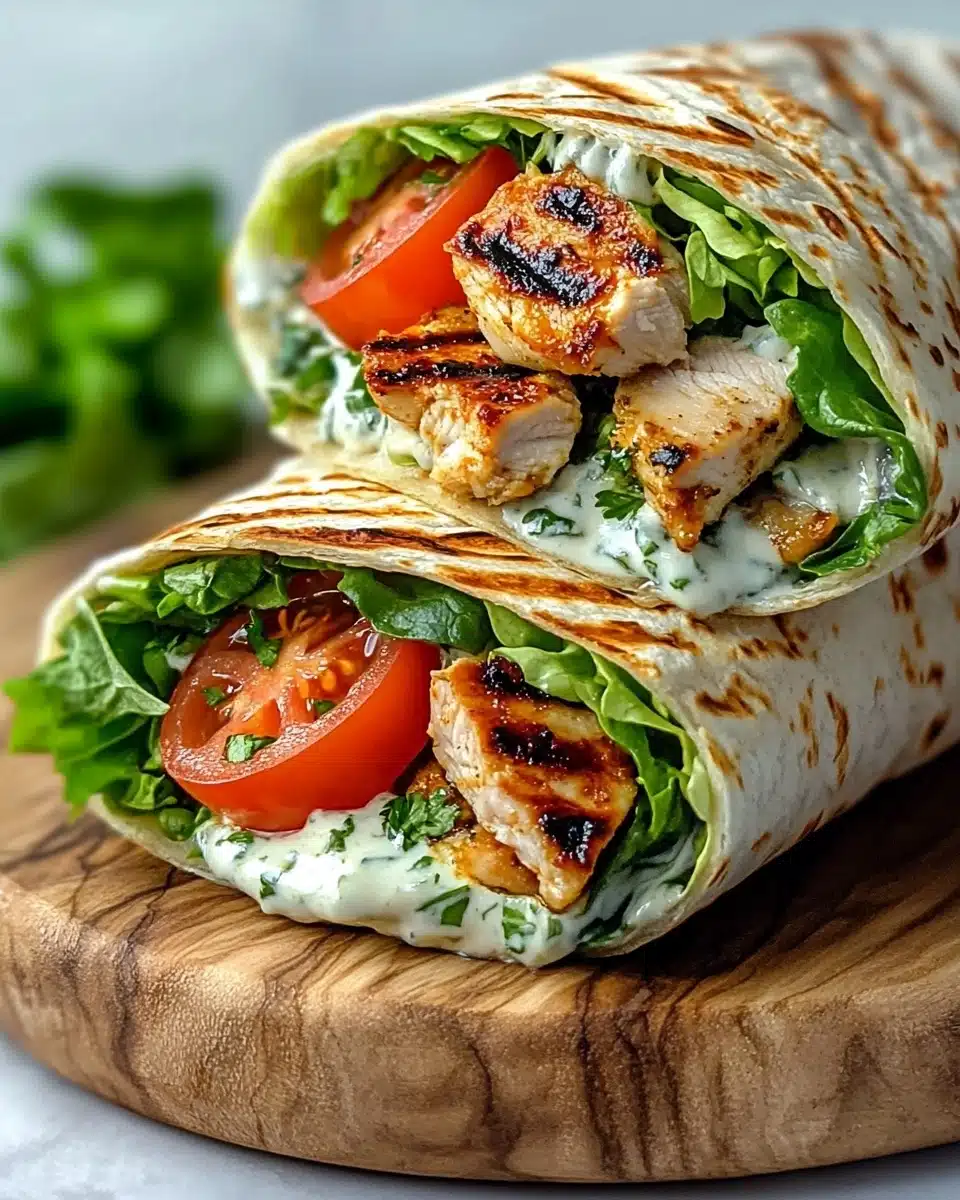 Mediterranean Chicken Gyros Recipe