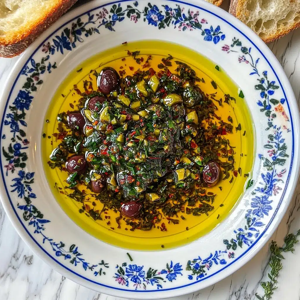 Herb and Olive Bread Dipping Oil Recipe - Recipe Image