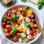 Roasted Cherry Tomato Caprese Salad Recipe