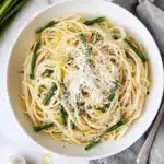 Lemon Garlic Scape Pasta Recipe