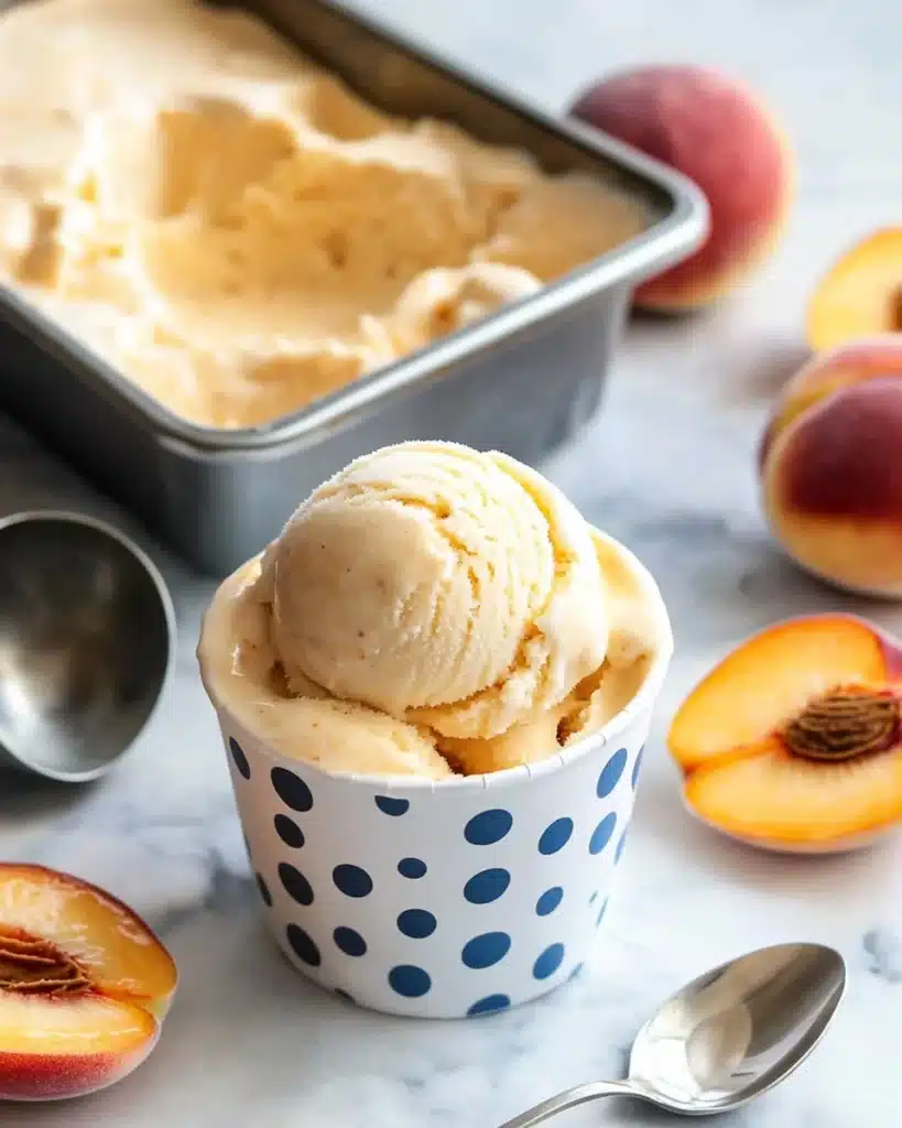 Best Peach Ice Cream Recipe