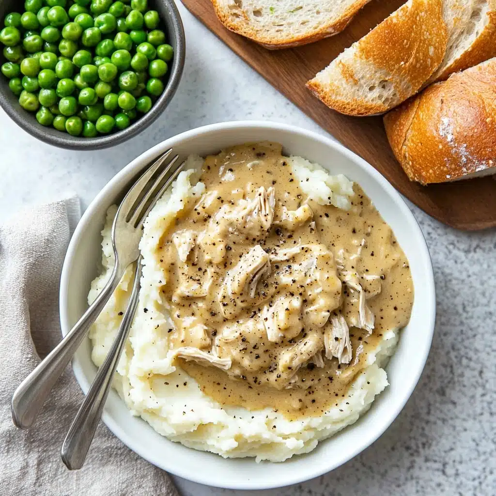 Homestyle Chicken and Gravy Recipe - Recipe Image