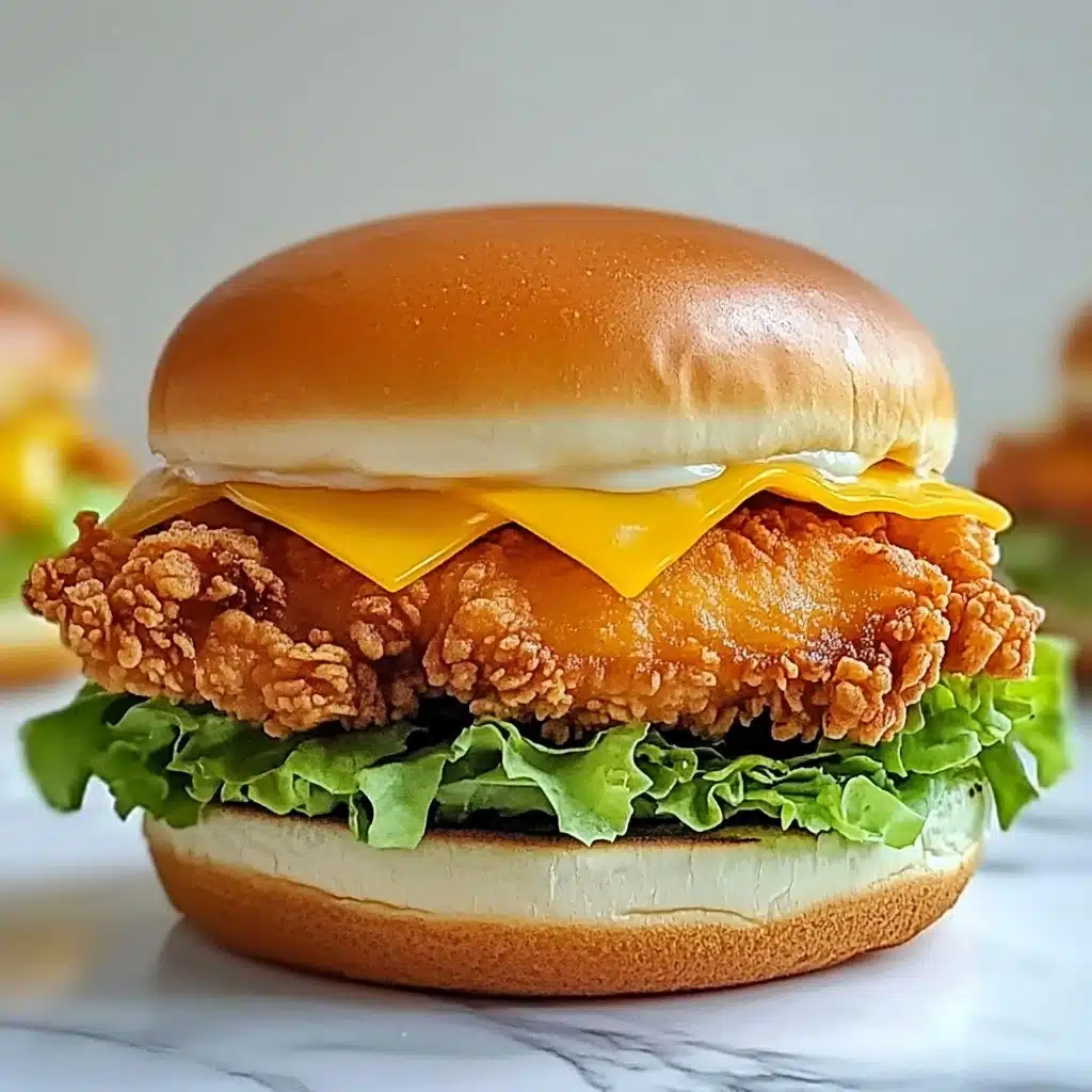 Spicy Crispy Chicken Burger Recipe - Recipe Image