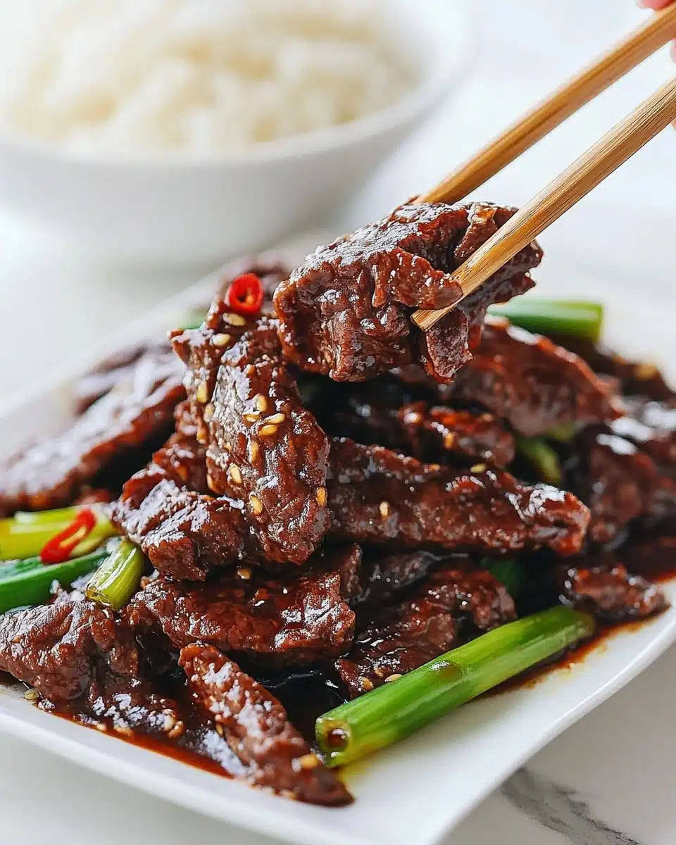 Mongolian Beef Recipe