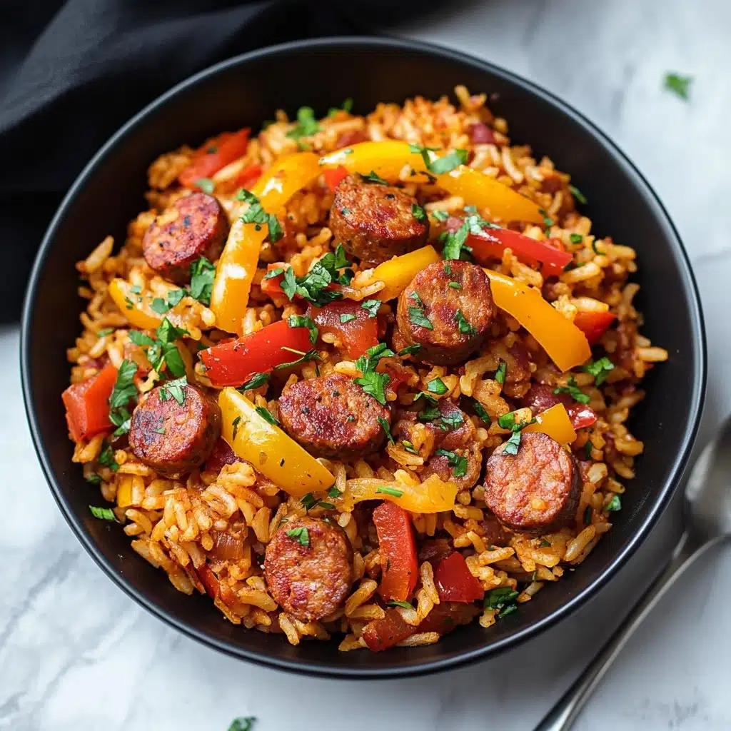 Sausage and Rice Skillet Recipe - Recipe Image